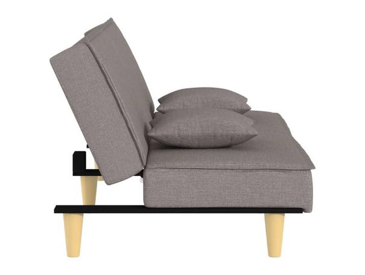 Promotion janvier  Canapé-lit Convertible - CLARENCE - taupe tissu 200x89x70 cm CC170