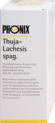 PHÖNIX LABORATORIUM GmbH PHÖNIX THUJA lachesis spag.Mischung 100 ml 04223895