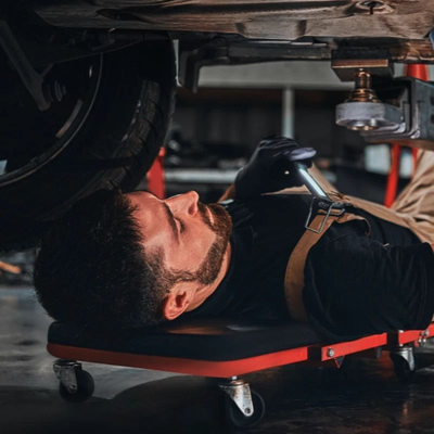 Foldable Mechanic Stool & Creeper Rolling, Upholstered Vehicle Repair Seat Foldable Mechanic Stool & Creeper Rolling, Upholstered Vehicle Repair Seat