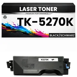 XXL Toner TK-5270K für Kyocera Schwarz TK5270K Premium Alternative Günstig für Kyocera ECOSYS M6230cidn, M6630cidn, P6230cdn