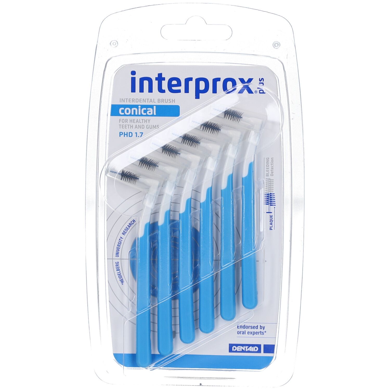 Interprox plus conical blau Interdentalbürste 6 St Zahnbürste