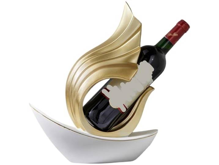 SAGELSHN Deco Weinregal Segeln Weinregal Harz Weinhalter Elegante Tischplatte Display für Restaurant, Bar