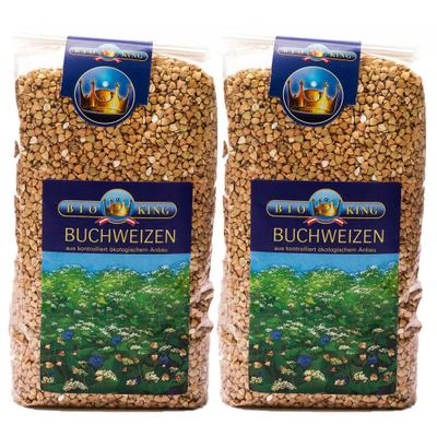 BioKing Bio Buchweizen 2x750 g Kerne