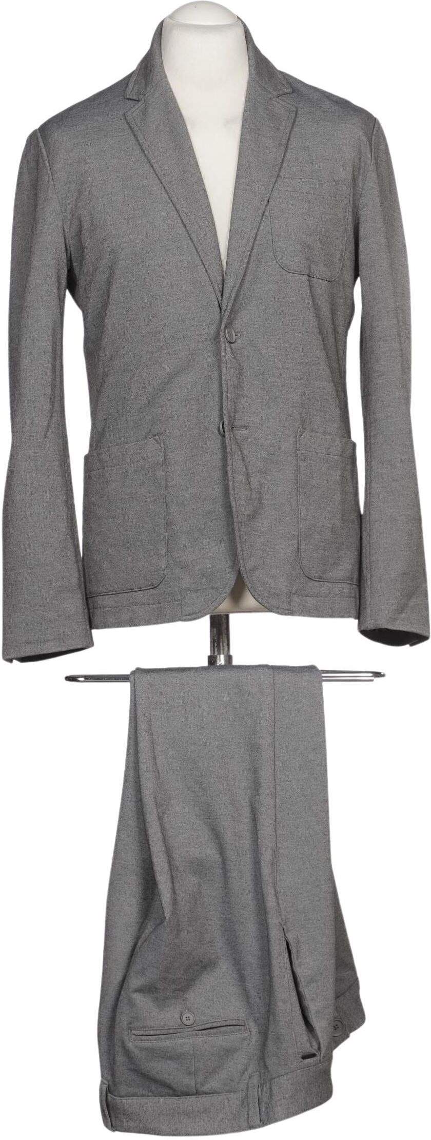 Only & Sons Herren Anzug, Grau, Gr. M, Synthetik / Elasthan / Viskose - Second Hand