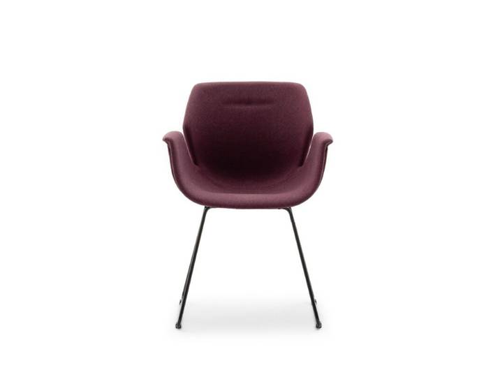 Raum.Freunde Tooon Stuhl - Textilgewebe Braveheart Damson 29 , K