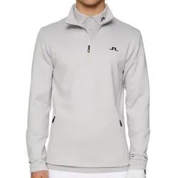 J.Lindeberg Golf Aerial 1/4 Zip Herren Pullover grau