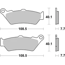 SBS Bremsbelag 674H.HF Street High Power Ceramic