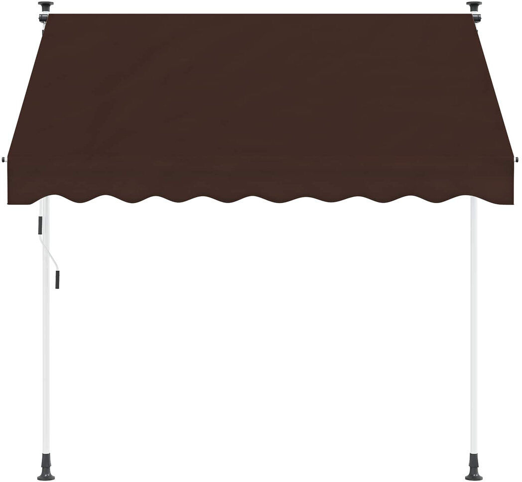 VidaXL Retractable Brown 300cm H x 300cm W x 115cm D