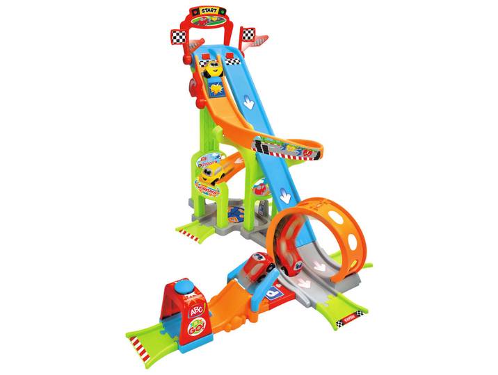 Autorennbahn, Mehrfarbig, Kunststoff, 72x64x66 cm, Spielzeug, Spielzeugautos
