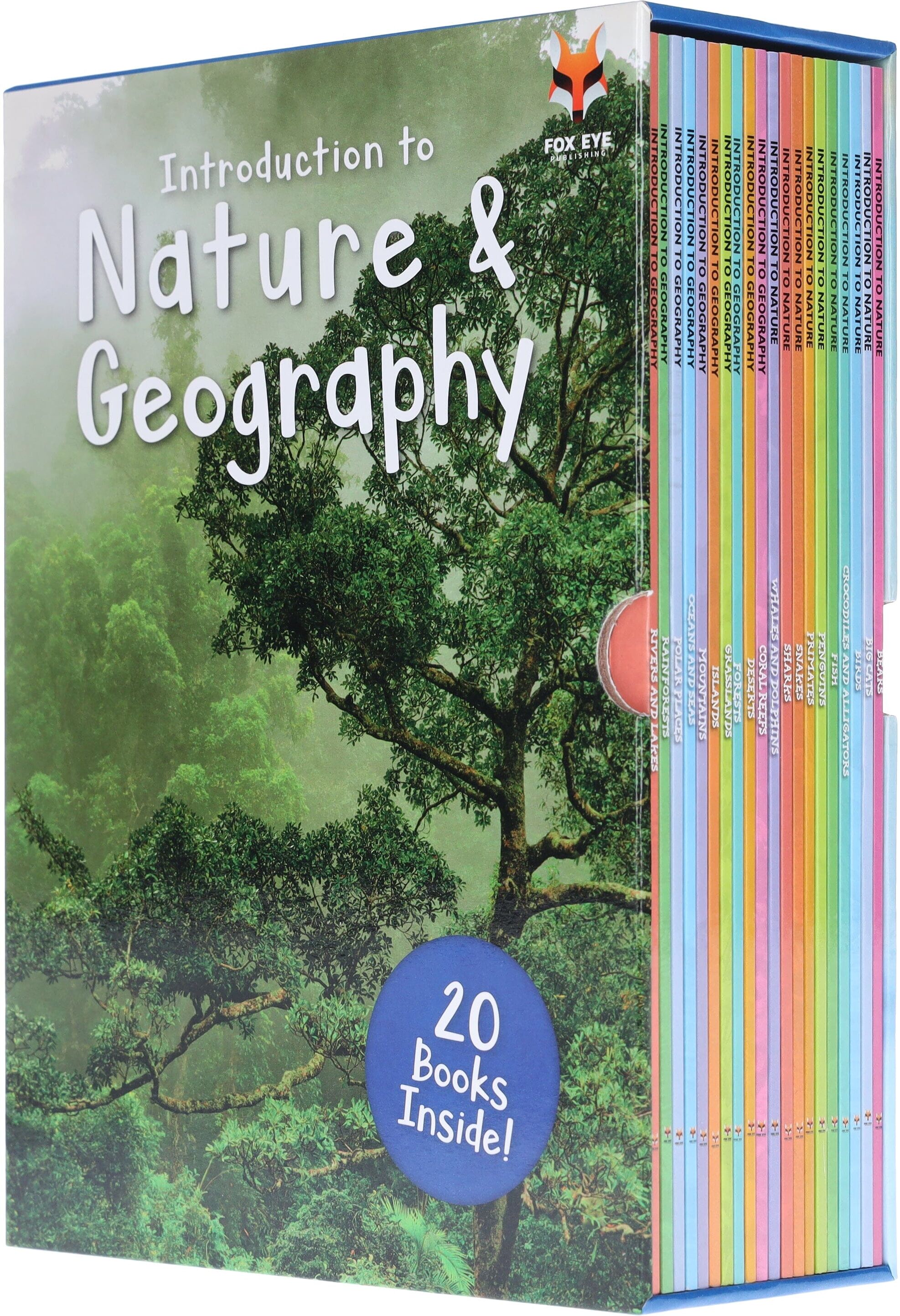 Introduction to Nature and Geography by Jasmine Brooke 20 Book Collection Box Set - Ages 7+ - Paperback Fox Eye Publishing