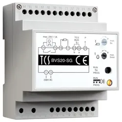 TCS Tür Control BUS-Steuergerät Reiheneinbaugerät,20/2Stationsmod. BVS20-SG