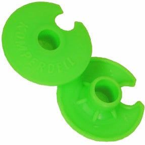 Komperdell Rennteller extraklein lime (Paar)