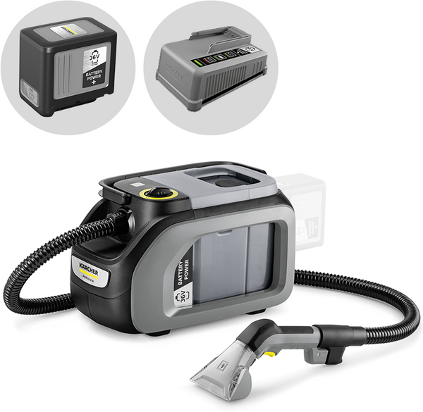 Karcher Pro Puzzi 2/1 Bp - Lavamoquette - Aspiraliquidi portatile - 36V 6Ah