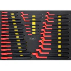 KS Tools Isolierte Schlüssel-Satz in Schaumstoffeinlage, 33-tlg - 117.6133