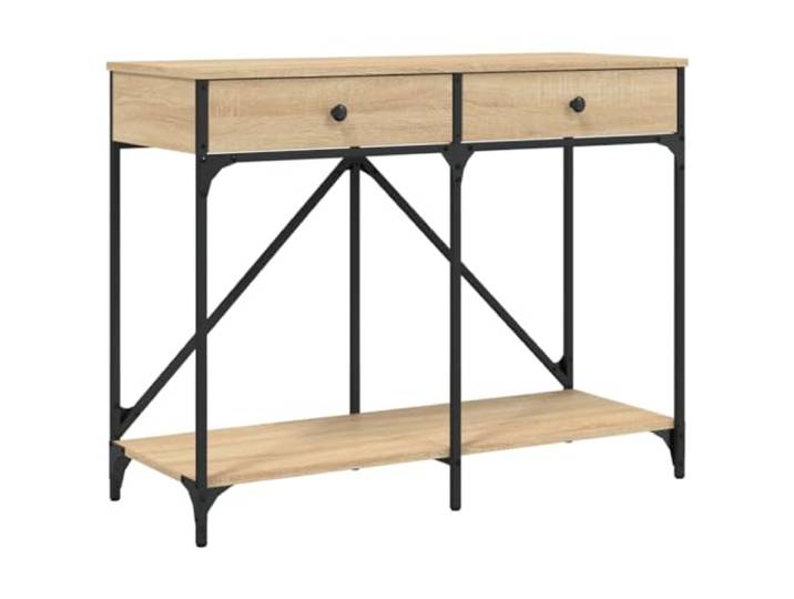 HKLGBVCR Konsolentisch, Eiche, Sonoma, 100 x 39 x 78,5 cm, Holz