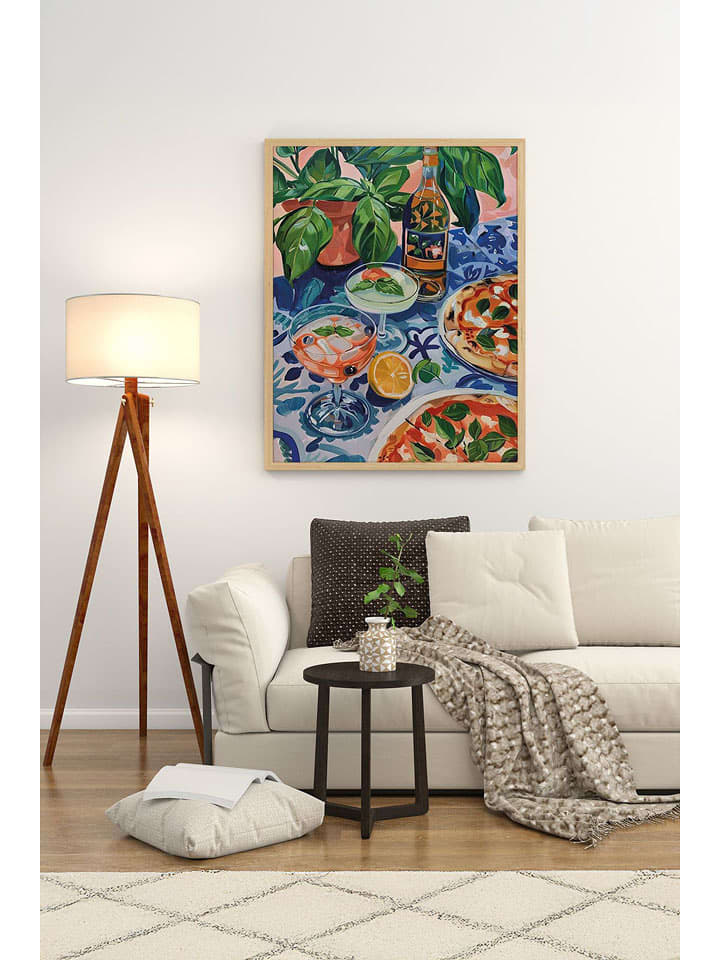 ABERTO DESIGN Gerahmter Kunstdruck - (B)33 x (H)48 cm - onesize