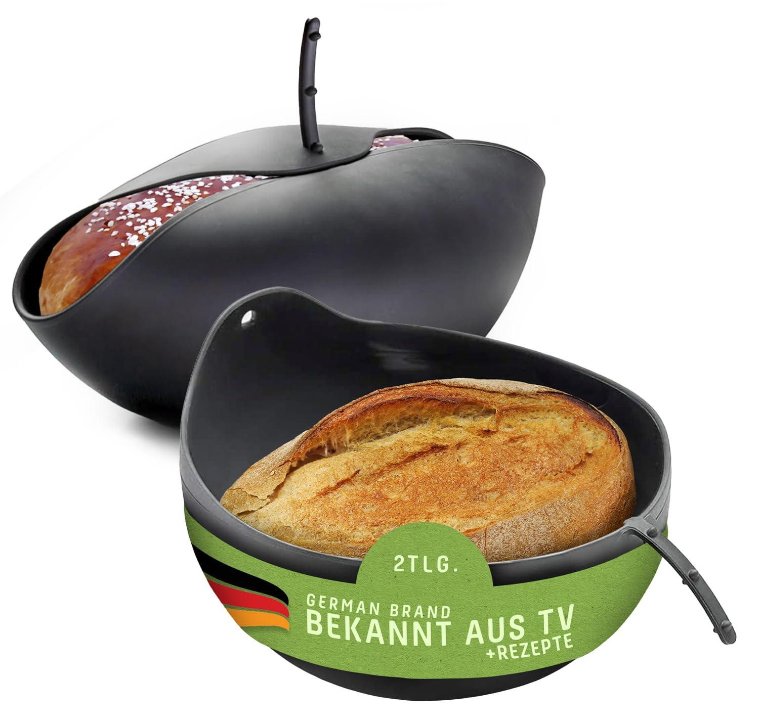 Set van 2 hittebestendige siliconen kommen van 24 cm, 3-in-1 bakset