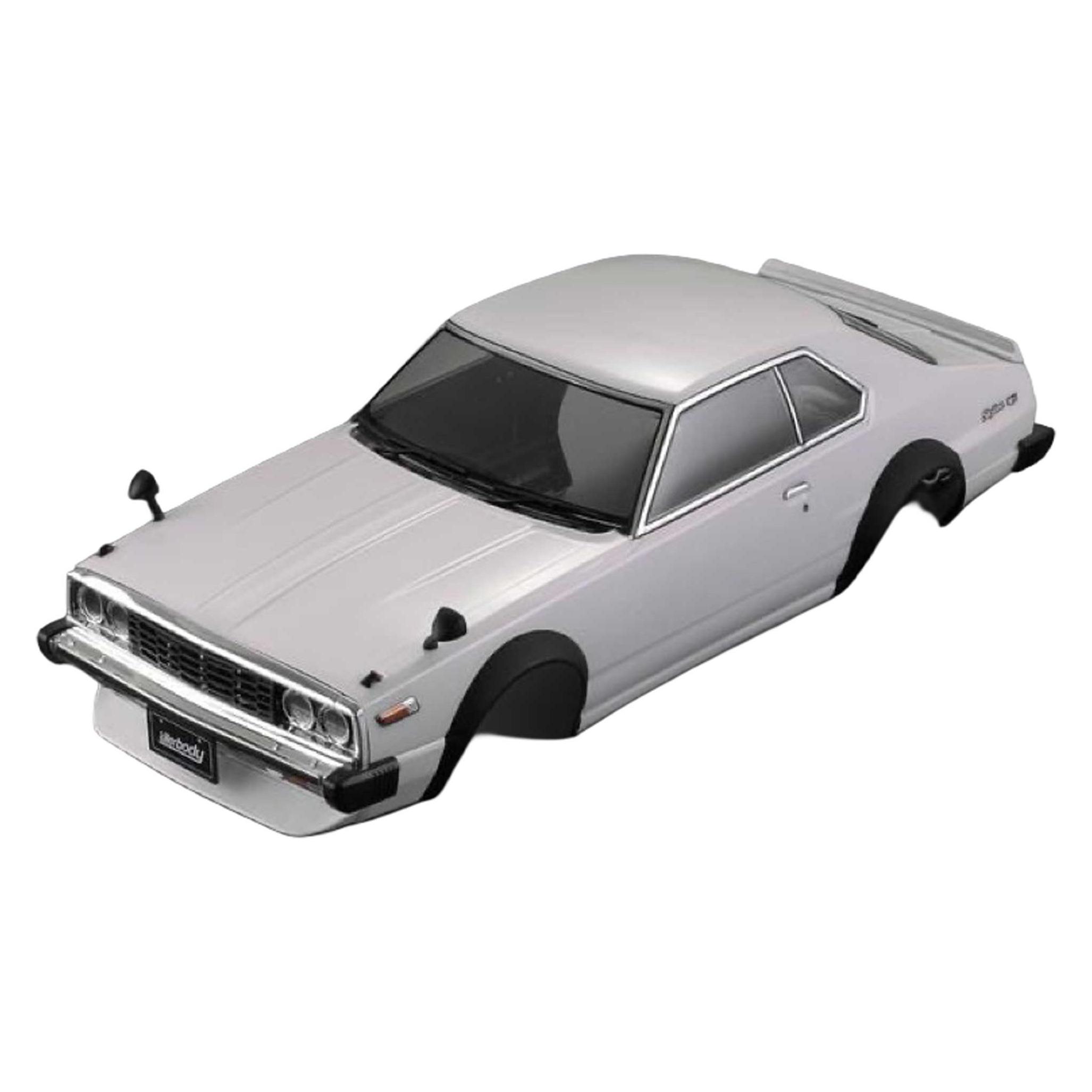 killerbody Nissan Skyline Hardtop 2000 (1977) Karosserie lackiert Weiss 195mm RTU (KB48701)