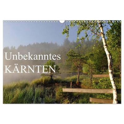 Unbekanntes Kärnten (Wandkalender 2027 DIN A3 quer), CALVENDO Monatskalender