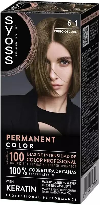 Syoss Permanent Color 1 Unit 6.1-Dark Blonde