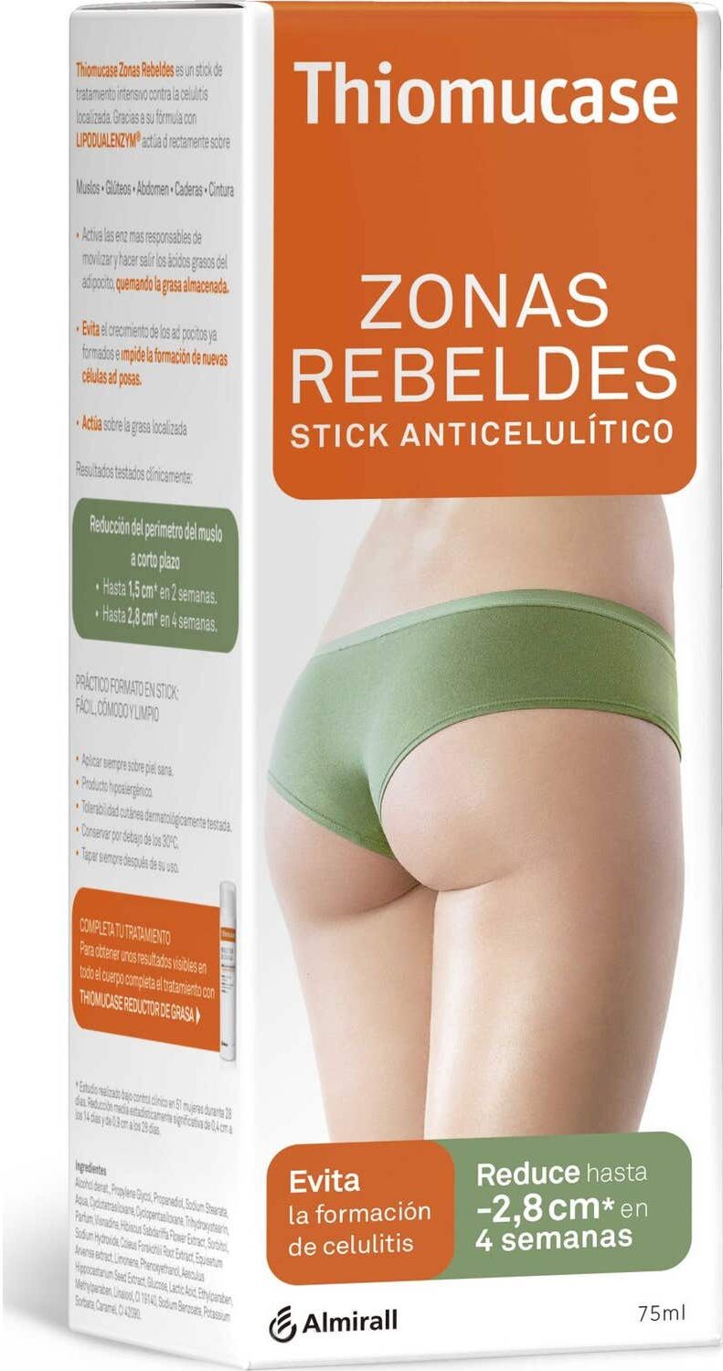 Almirall Thiomucase Stick Anticelulítico Zonas Rebeldes 75 ml