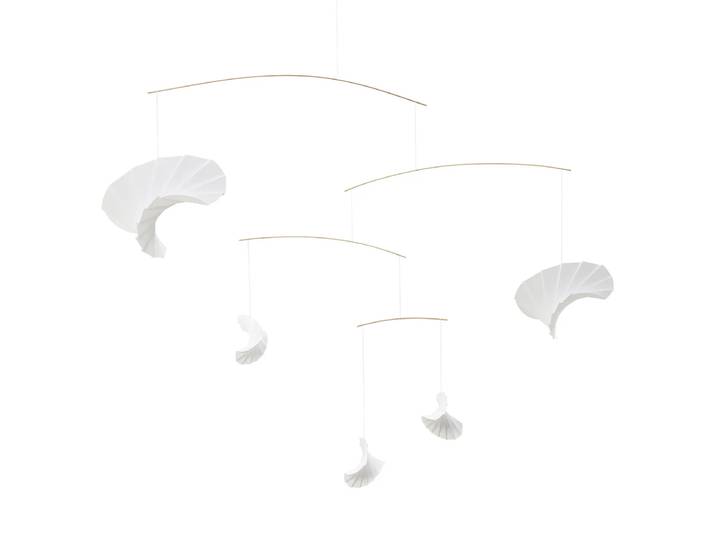 Flensted Mobiles - Waves 5 Mobile, weiss