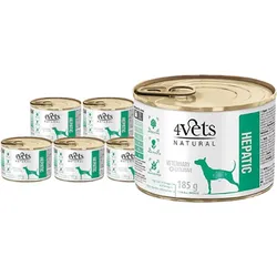 4 Vets Dog Hepatic 6x185g