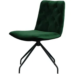 DREHSTUHL NEW CHARME Smaragdgrün Velvet (1er-Set)