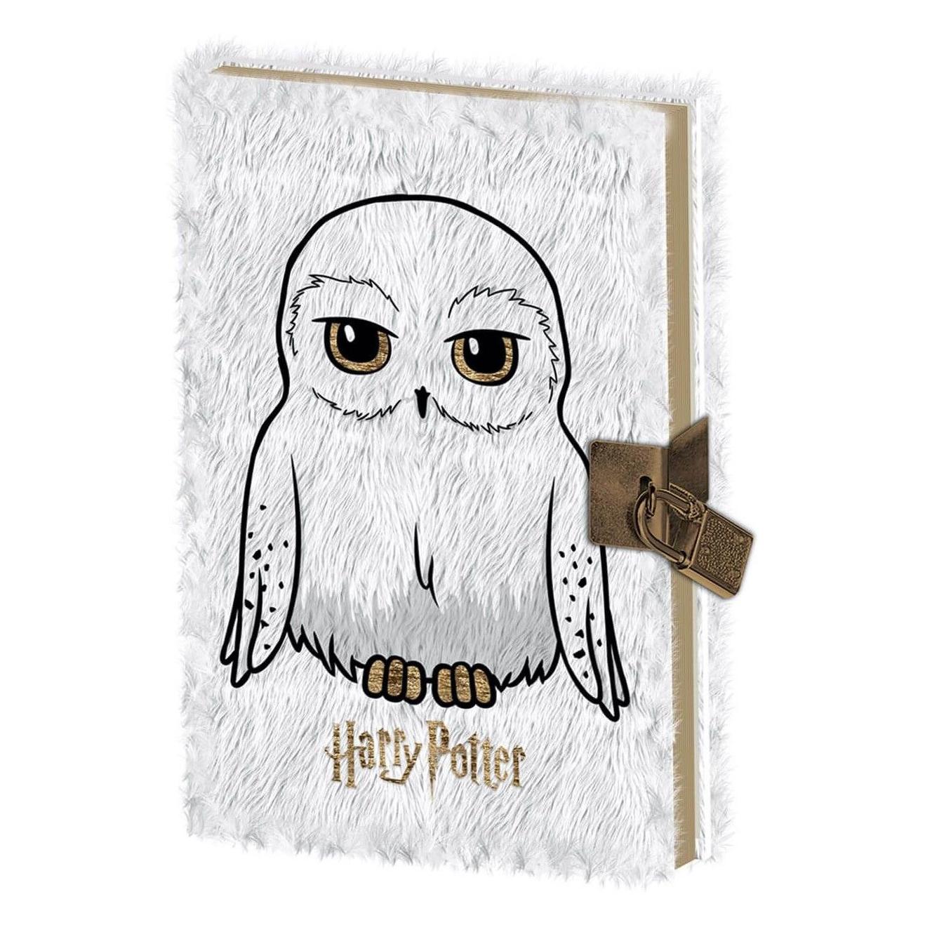 Pyramid Harry Potter - Plush Diary w. Lock - Hedwig (52235SR74004) (A5, Harter Einband) (52235SR74004)