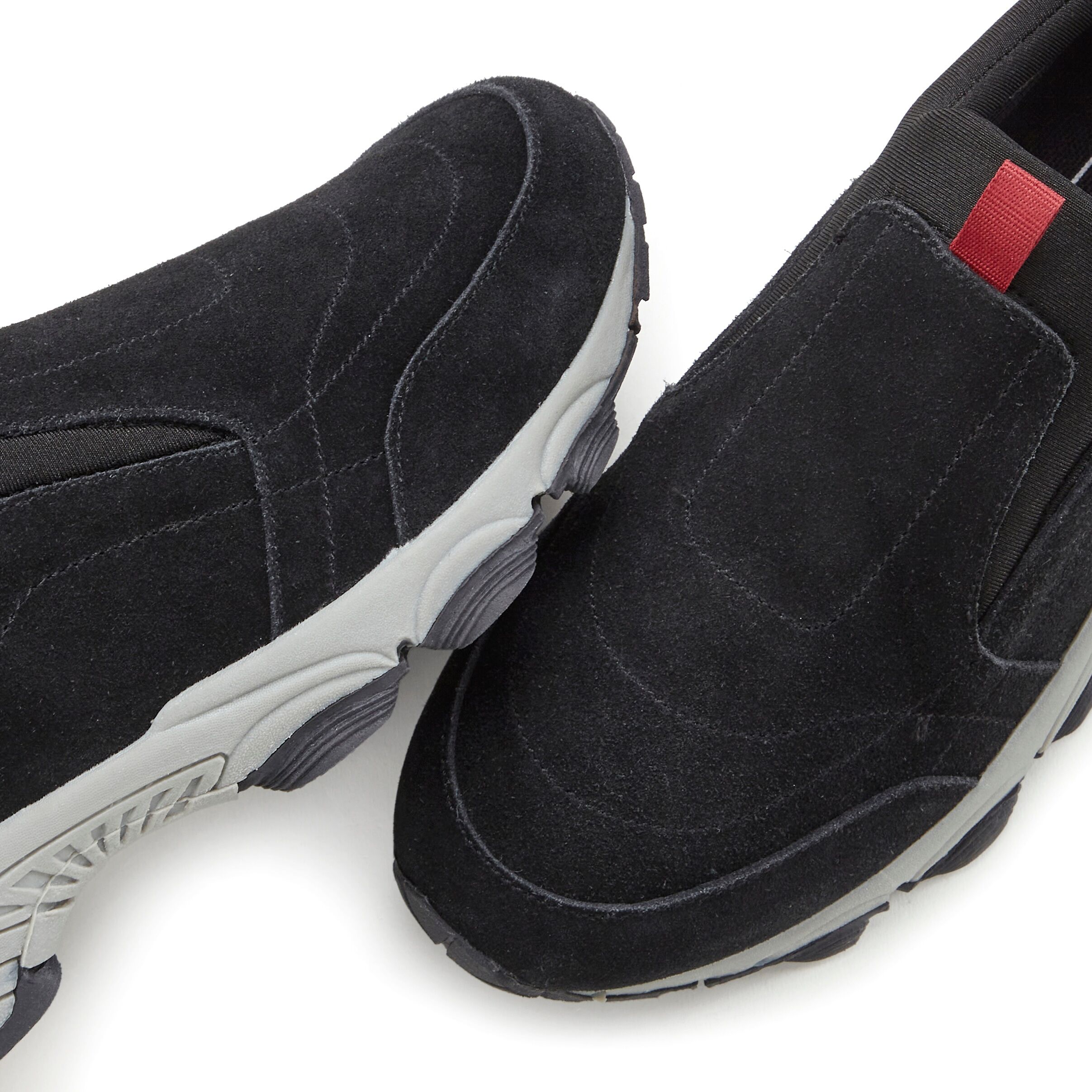 Sneaker JOHN DEVIN "Lederschuh, Slipper, Halbschuhe, Freizeitschuhe, Ledersneaker", Herren, Gr. 47, schwarz, Obermaterial: 80% Rindsleder, 20% Textilmaterial. Decksohle: 100% Textilmaterial. Futter: 100% Textilmaterial. Laufsohle: 100% Synthetik, kontrast