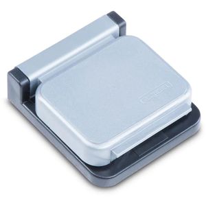 Maul Planhalter-Magnetclips Hebel 6240094, silber, S Magnetclips, selbstklebend, 10 Stück