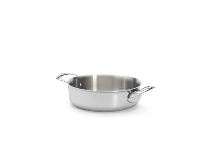 de Buyer - Servierpfanne AFFINITY mit Deckel aus Edelstahl - 24 cm - 3741.24