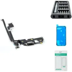 Kaputt.de iPhone 12 Pro Max Ladebuchse / Mikrofon - Premium-Set (Apple iPhone 12 Pro Max), Mobilgerät Ersatzteile