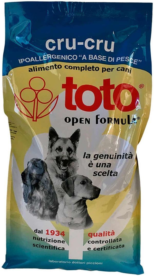 Toto 1 Kg Open Formula Cru Cru MINI SIZE per Cani