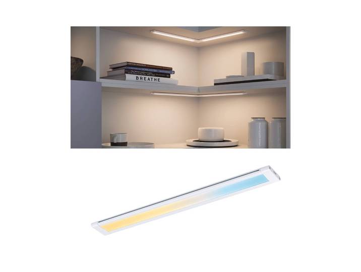 Paulmann Clever Connect Border Möbelleuchte 30 cm Border, dimmbar, weiß / opal, für Küche, Kunststoff, Modern