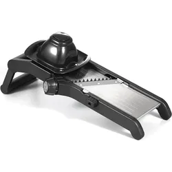 GSD Profi Mandoline ES m.s R., Küchenreibe, Schwarz, Silber