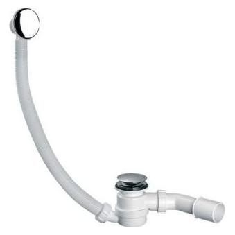 McAlpine Siphon-Ablauf- und Überlaufset mit verchromtem Click-Clack-Stecker (HC2600CL) (Überlaufgarnitur) (HC2600CL)
