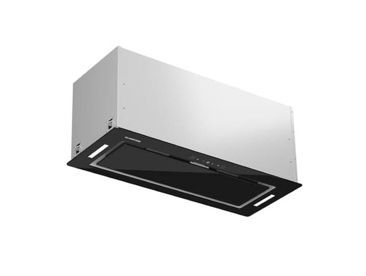 Hotte aspirante Klarstein\, hotte évacuation/recirculation\, hotte aspirante avec filtre\, éclairage LED et panneau de commande tactile\, hotte aspirante silencieuse avec débit d'air de 466 m³/h