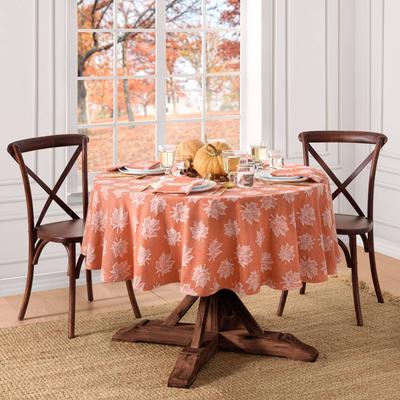 Threadmade Falling Leaves Jacquard Tablecloth