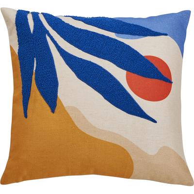 Dekokissen DONE. "Sunset", bunt (mehrfarbig), B:45cm L:45cm, Baumwolle, Leinen, Viskose, Dekokissen_Sitzkissen_Kissenhüllen, Bedruckte Kissenhülle
