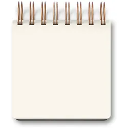 LUMA Notizbuch ca. DIN A6 blanko, 100 Seiten