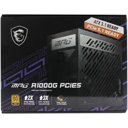 MSI 306-7ZP7C11-CE0 (1000 W), PC Netzteil, Schwarz