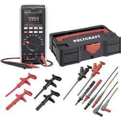 Voltcraft, Multimeter, VC-831 SE Set Systainer Klemmen (CAT III 1000V, CAT IV 600V, Hand-Multimeter)