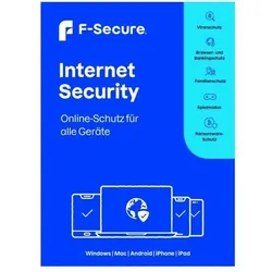 F-Secure Internet Security für alle Geräte (ehem. SAFE) 2 Jahr/5 Geräte Download für Android & iOS & Windows & Mac OS