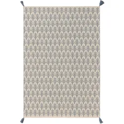 Lytte Waschbarer Kinderteppich Elli Blau 160x230 cm - Waschbarer Teppich für Kinderzimmer
