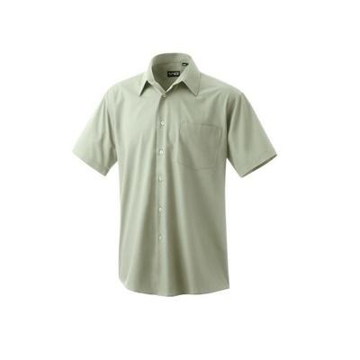 Exner 401 - Oberhemd halbarm : sand 60% Baumwolle 40% Polyester 120 g/m² 38