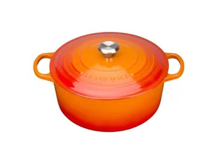 Le Creuset Signature Plat à rôtir rond 24 cm Four Rouge