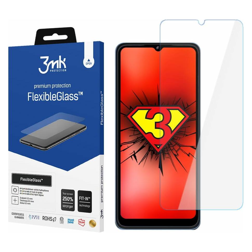 3MK FlexibleGlass T-Mobile T Phone Pro 5G / Revvl 6 Pro 5G Szkło Hybrydowe (1 Stk., T-Mobile Revvl 6 Pro 5G, T-Mobile T Phone Pro 5G) (3mk FlexibleGlass(2527)-0)