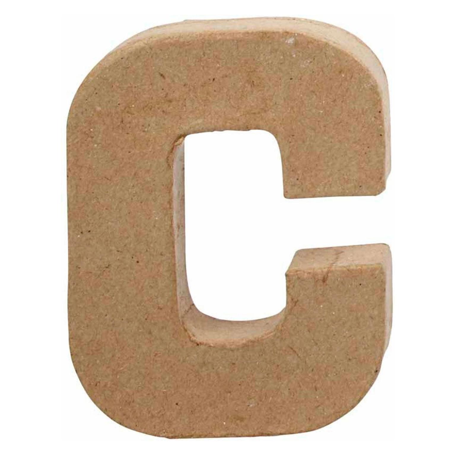 Creativ Company Letter Papier-maché Klein - C (5707167566893)