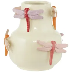 Vase Libelle   ¦ weiß ¦ Porzellan ¦ Maße (cm): H: 19  Ø: 19.0